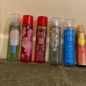 Bath & Body Works body spray bundle